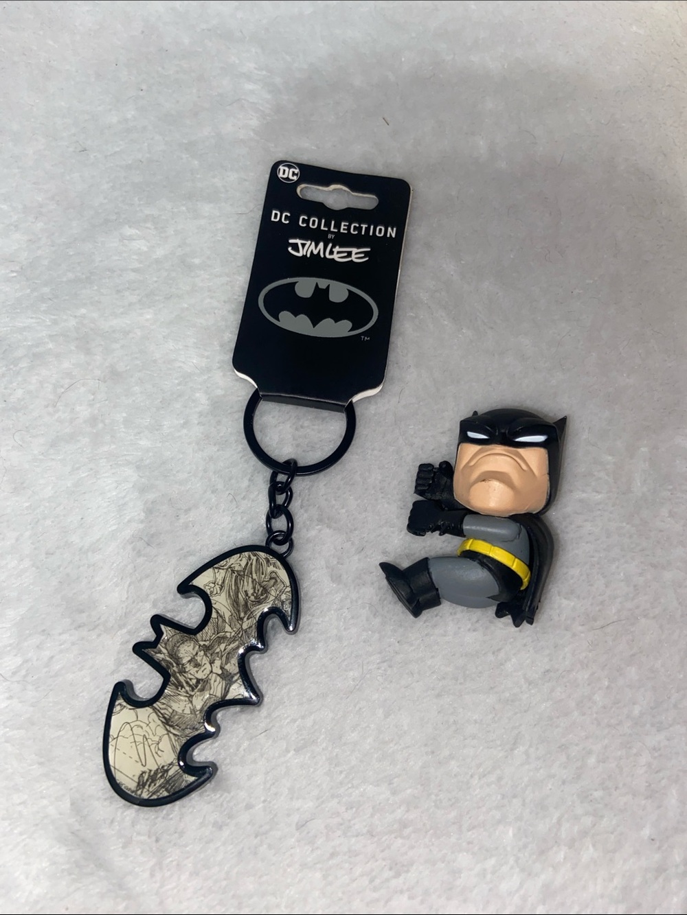 SD Collection Batman Kids Keychain Set - Black, Gray, Yellow